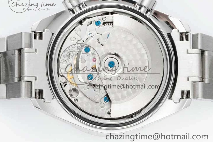 0130 Speedmaster Racing Master SS HKF Best Edition White Dial on SS Bracelet A Premium 7809